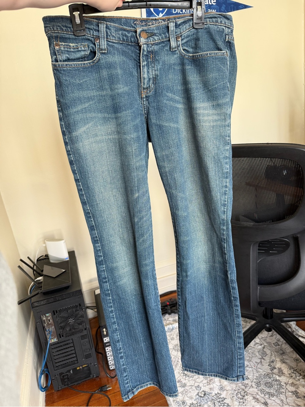 VTG Abercrombie & Fitch Erin low rise denim jeans / 10 short / Y2K